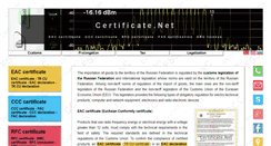 Desktop Screenshot of certificate.net